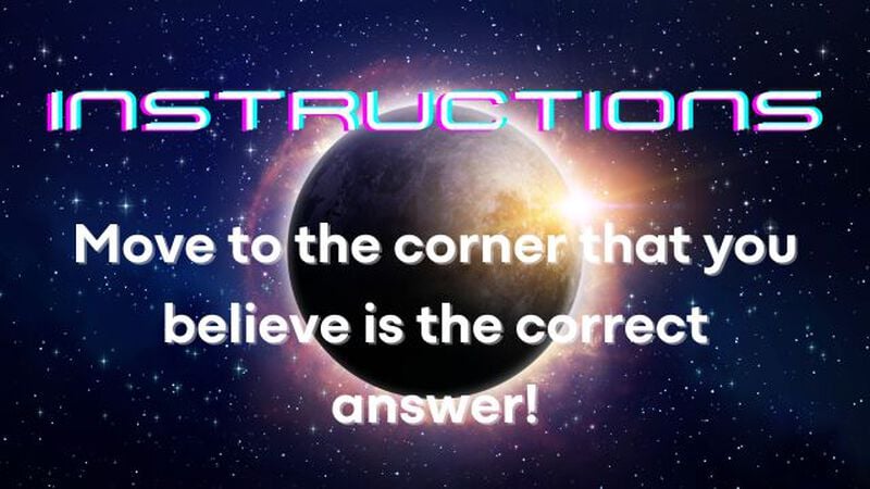 Total Eclipse Trivia 4 Corners Edition